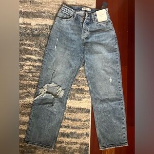 Abercrombie & Fitch “The Dad” high rise, curve love, jeans